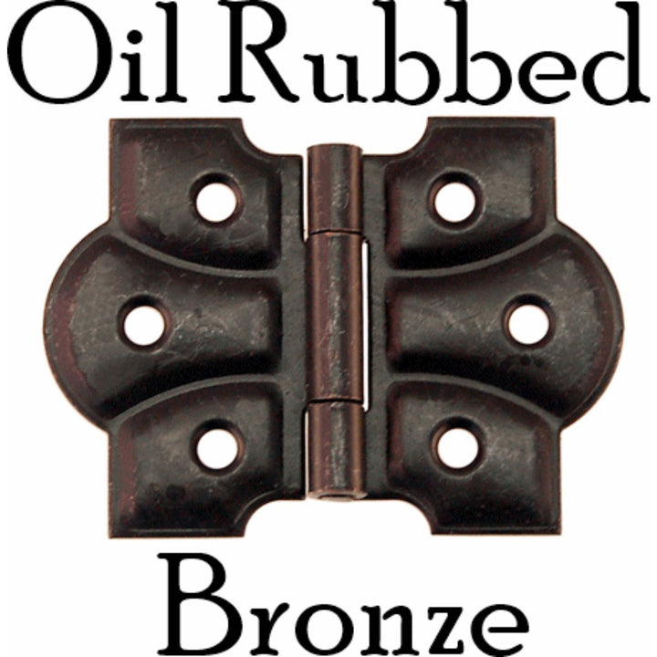 Embossed Cabinet Hinge Furniture Hardware Restoration Supplies Oil Rubbed Bronze