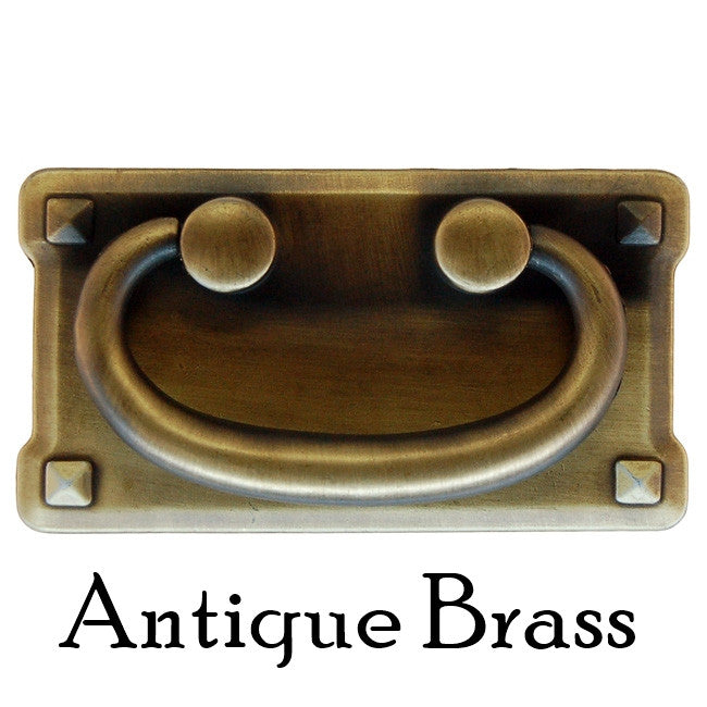 Mission Style Arts & Crafts Drawer Pull Furniture Hardware Restoration Supplies Antique Brass