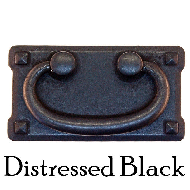 Mission Style Arts & Crafts Drawer Pull Furniture Hardware Restoration Supplies Distressed Black