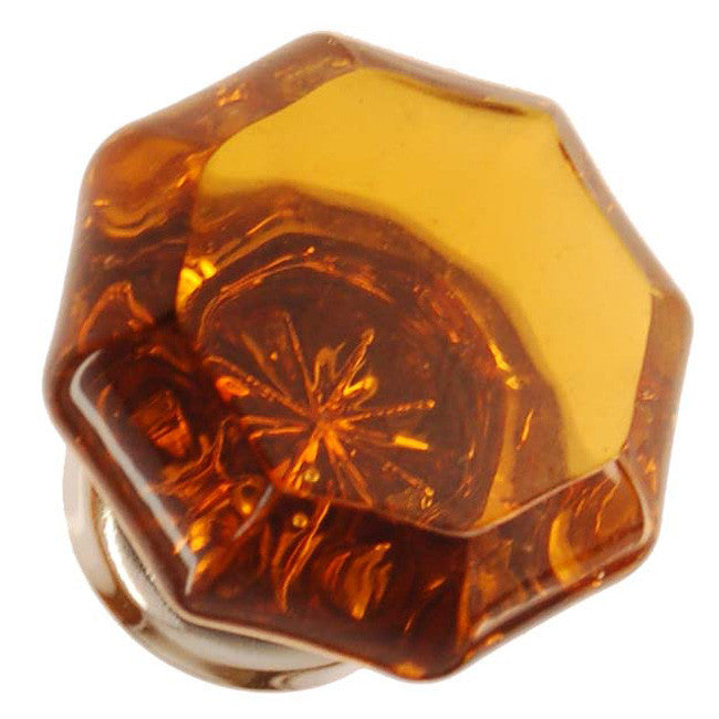 Glass Knob, Octagonal Shape Cabinet Hardware Restoration Supplies