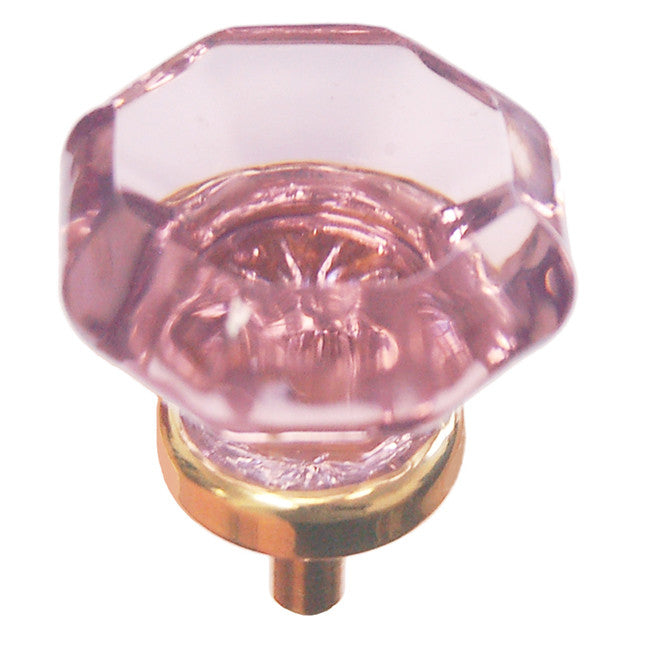 Glass Knob, Octagonal Shape Cabinet Hardware Restoration Supplies