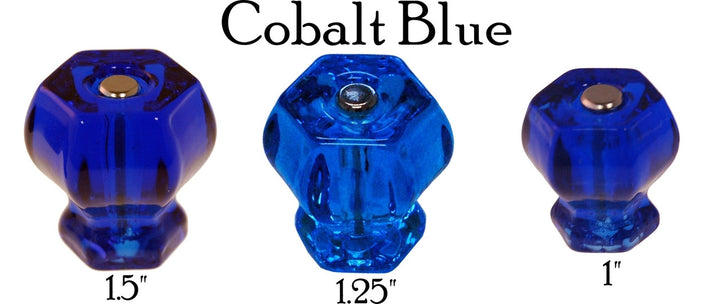 Glass Knob, Hex-Shaped Cabinet Hardware Restoration Supplies
