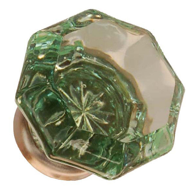 Glass Knob, Octagonal Shape Cabinet Hardware Restoration Supplies