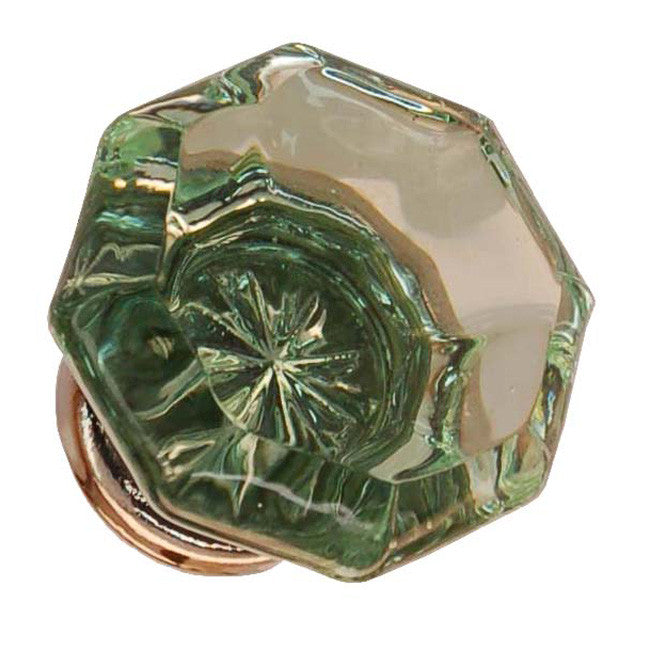 Glass Knob, Octagonal Shape Cabinet Hardware Restoration Supplies