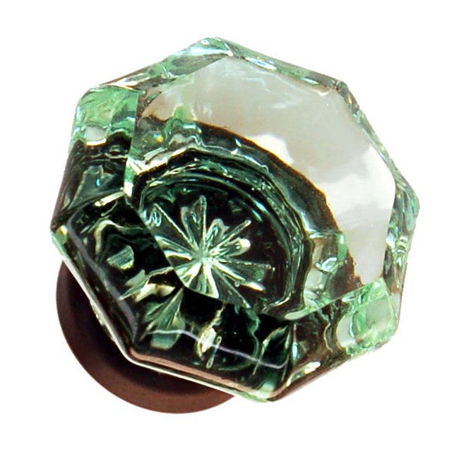 Glass Knob, Octagonal Shape Cabinet Hardware Restoration Supplies