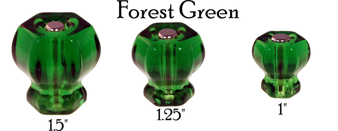 Glass Knob, Hex-Shaped Cabinet Hardware Restoration Supplies