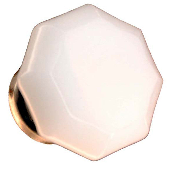Glass Knob, Octagonal Shape Cabinet Hardware Restoration Supplies