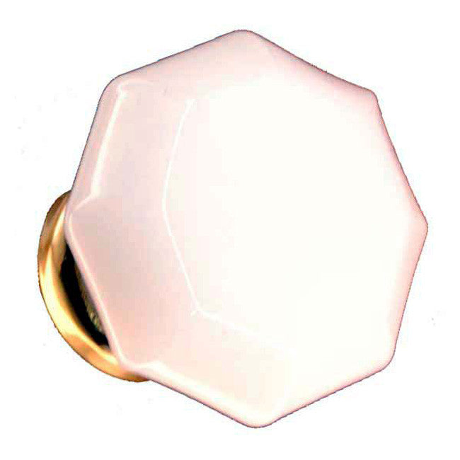 Glass Knob, Octagonal Shape Cabinet Hardware Restoration Supplies