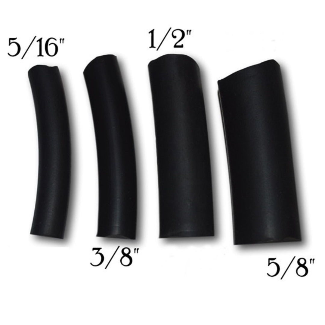 Sample Pack of Replacement Rubber for Tea Carts - Four Common Sizes Included Antique Tea Cart Wheel Rubber Restoration Supplies