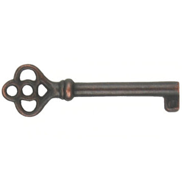 Classic Skeleton Key in Nickel or Antique Copper Skeleton Keys Restoration Supplies Antique Copper