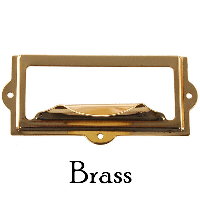 File Cabinet Card Holder Pull Furniture Hardware Restoration Supplies