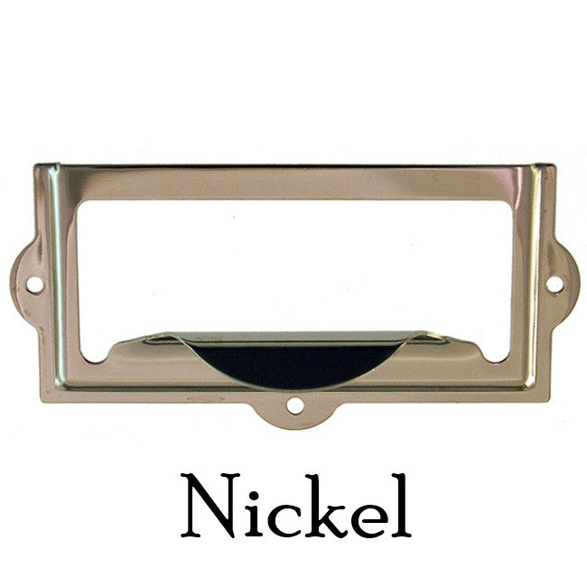 File Cabinet Card Holder Pull Furniture Hardware Restoration Supplies