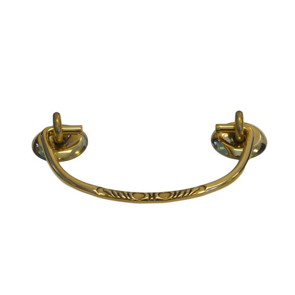 Brass Bail Pull - 3"cc Furniture Hardware Restoration Supplies