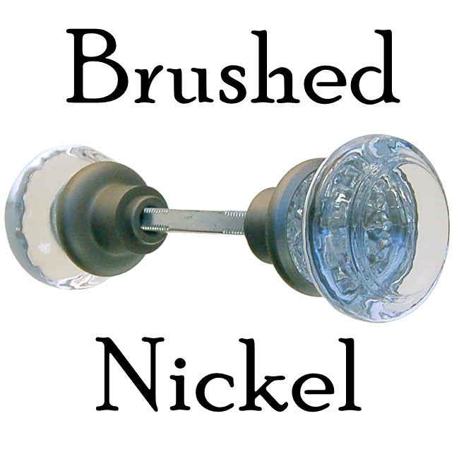 Glass Door Knob Pair, Elegant & Simple Door & Window Hardware Restoration Supplies