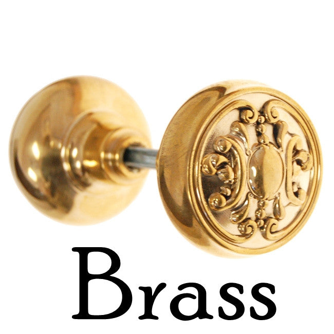Ornate Solid Core Door Knob Door & Window Hardware Restoration Supplies