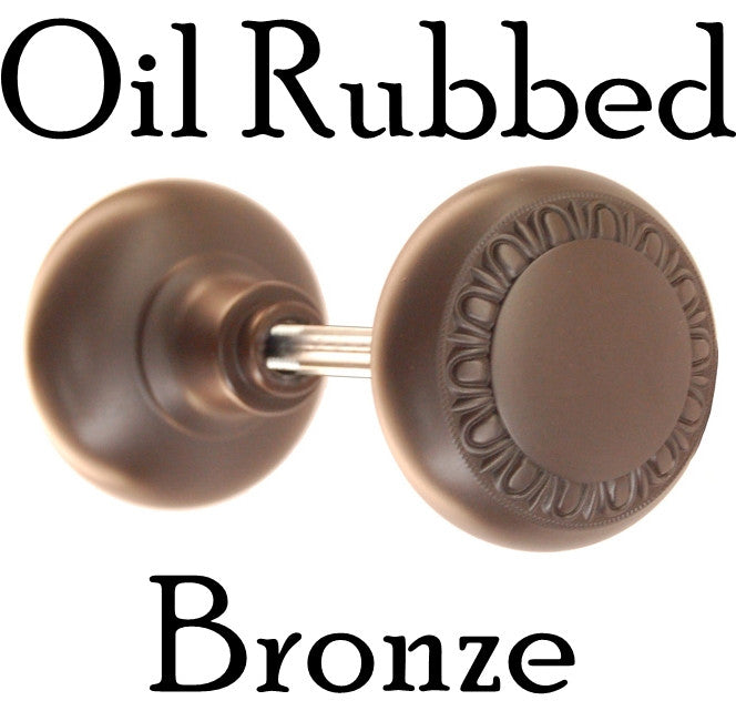 Solid Door Knobs with Egg & Dart Design Door & Window Hardware Restoration Supplies
