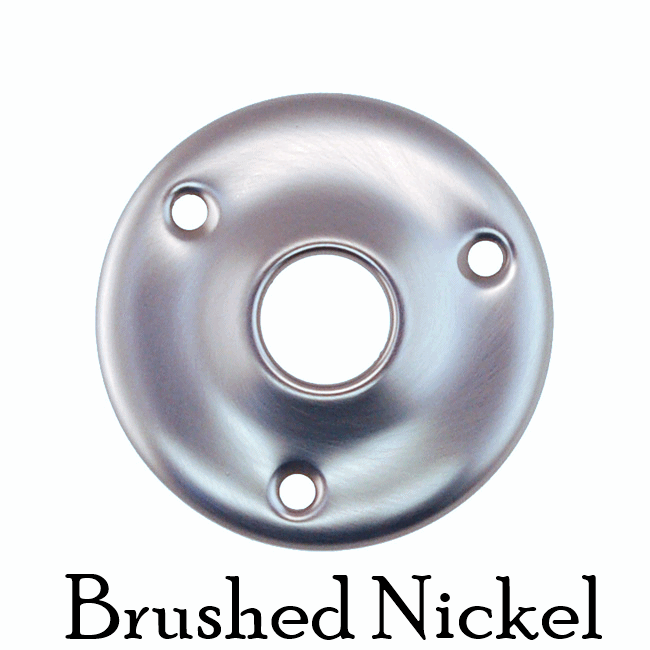 Small Doorknob Rosette Door & Window Hardware Restoration Supplies Brushed Nickel