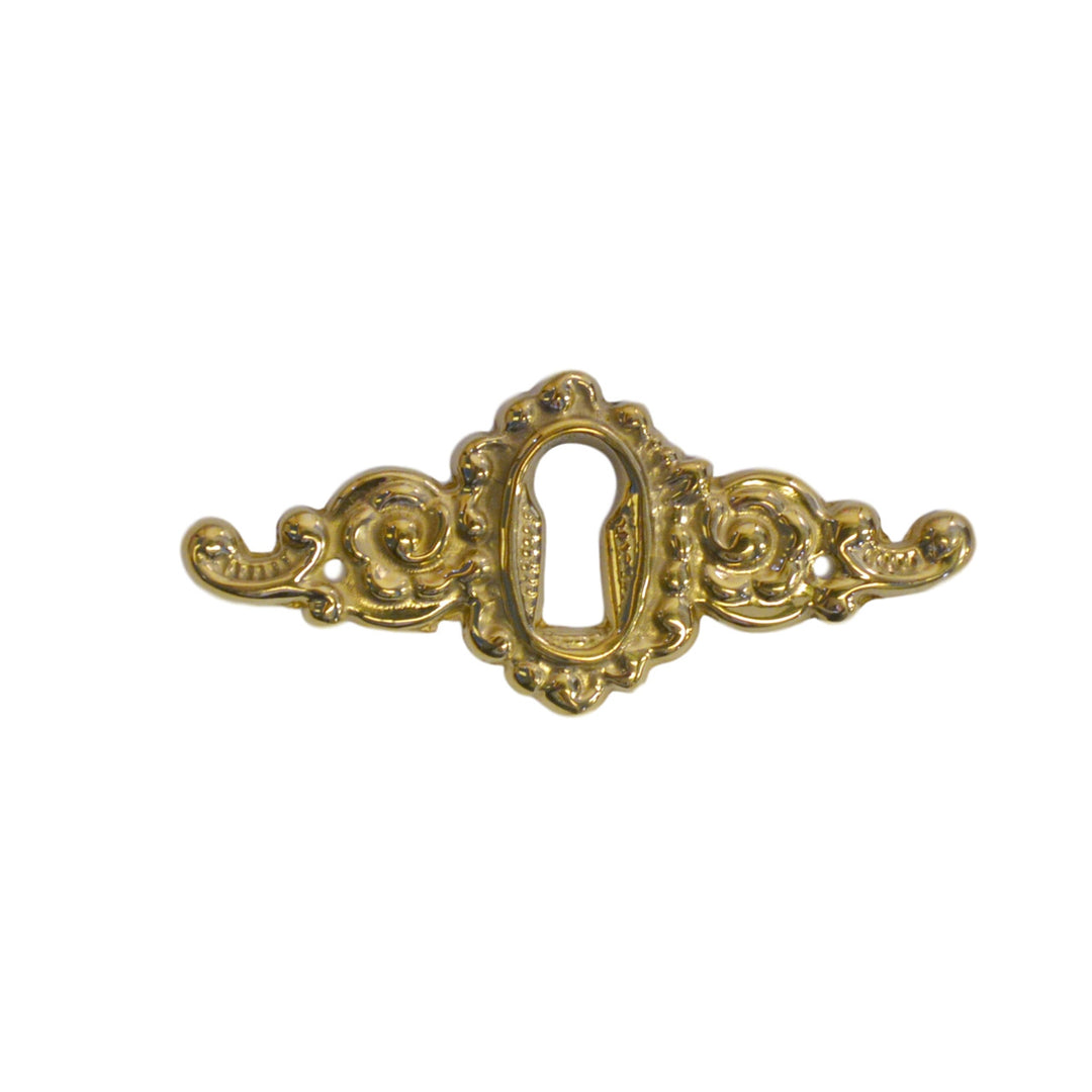 Keyhole Cover, cast brass, ornate Furniture Hardware Restoration Supplies