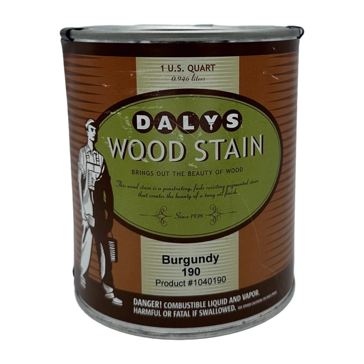 Daly's Wood Stain Wood Stains & Finishes Daly's Burgundy (190) Quart
