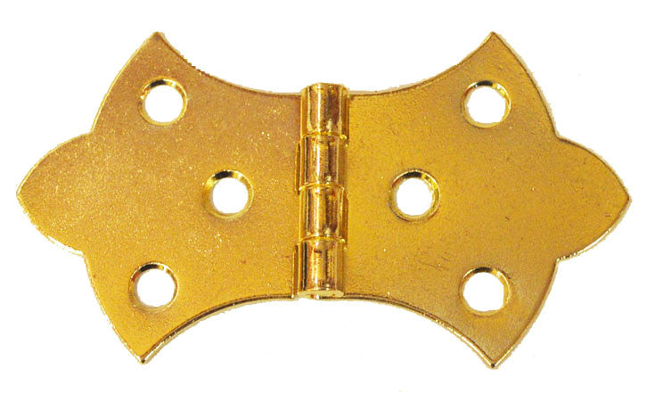 Butterfly Hinges - Decorative Cabinet Hinges - Brass Finish - 2