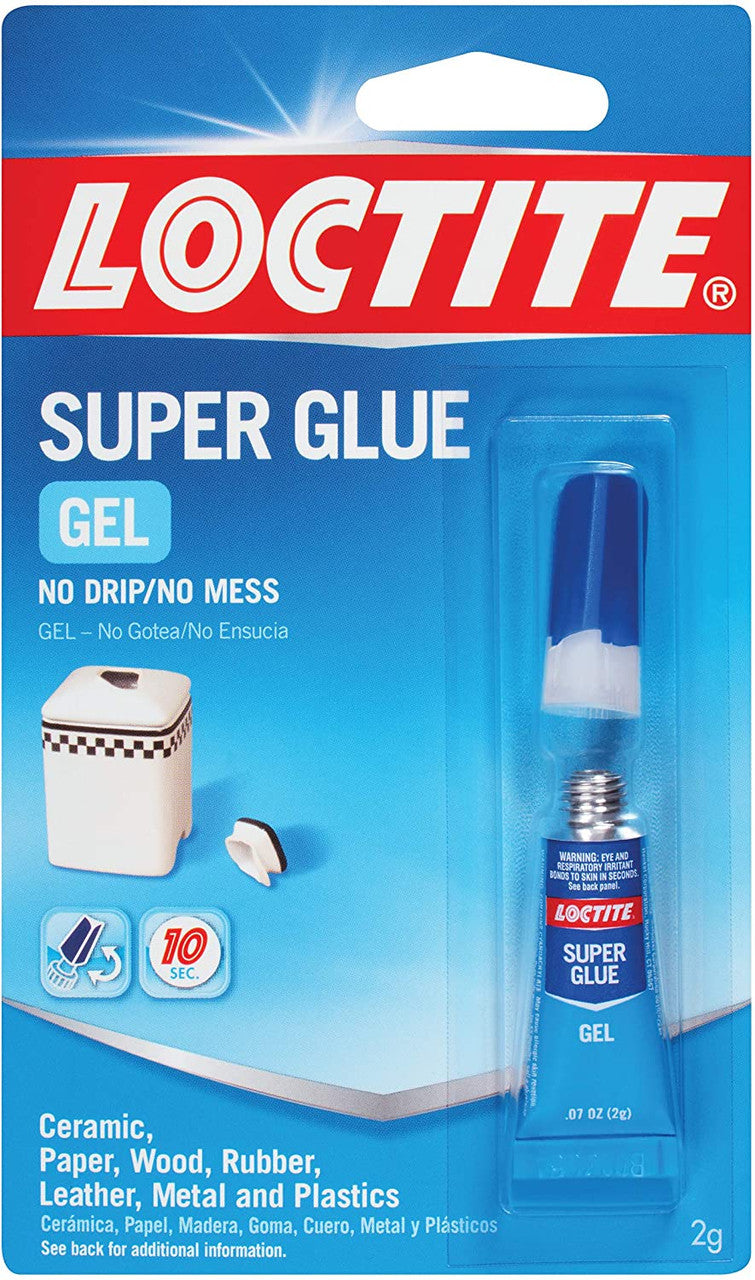 Instant Super Glue Loctite Gel Adhesive Repair Wood Plastic Metal Rubber  Ceramic