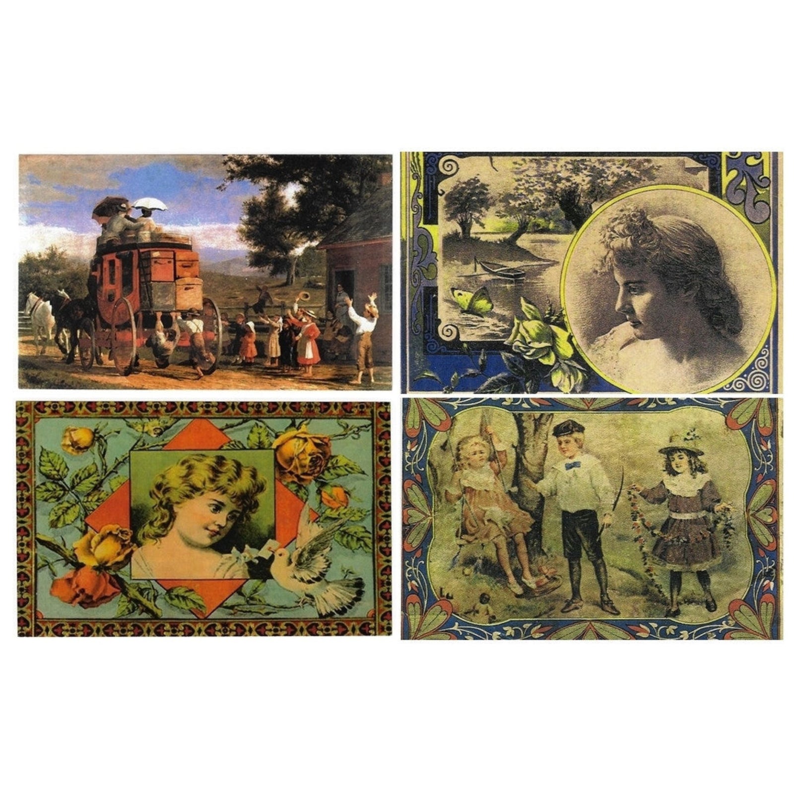 Reproduction Trunk Lithographs: Vintage-Inspired Prints for Elegant Home Decorations Trunk Restoration Restoration Supplies