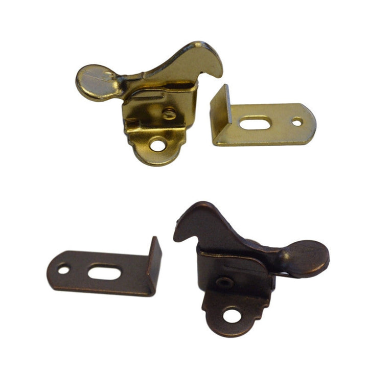 Brass Elbow Latch: Secure and Stylish Solution for Double Door Cabinets Cabinet Hardware Restoration Supplies   