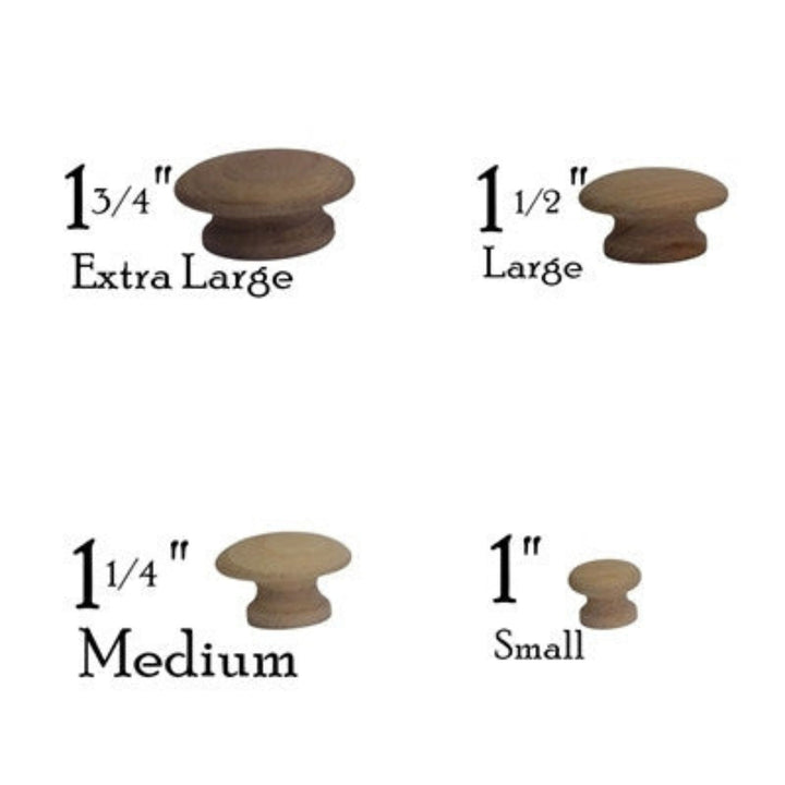 Wood Knob, Round Cabinet Hardware Restoration Supplies   