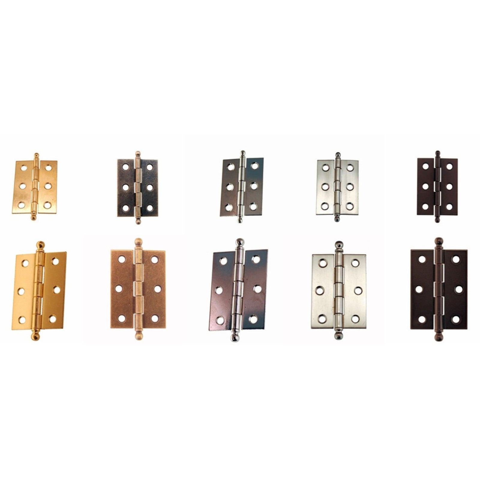 Butt Hinge with Ball Tips: Vintage Colonial Charm Meets Modern Functionality Furniture Hardware Restoration Supplies   