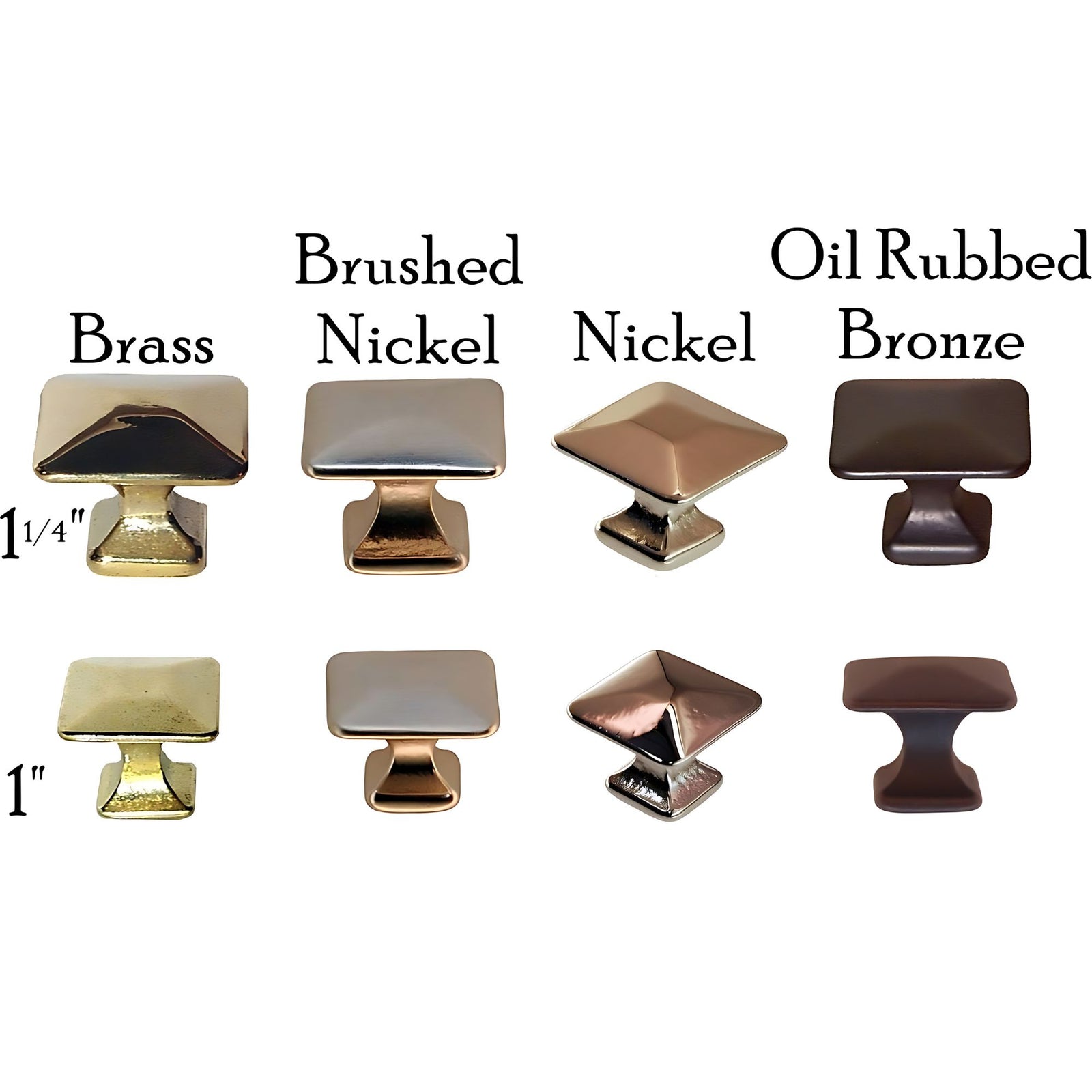 Square Mission Style Knob Cabinet Hardware Restoration Supplies   