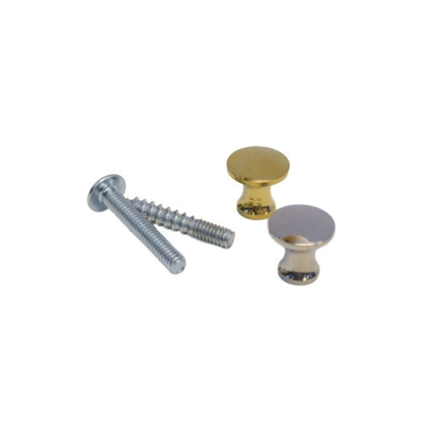 Small Lawyers Bookcase Knob - Brass or Nickel Cabinet Hardware Restoration Supplies   