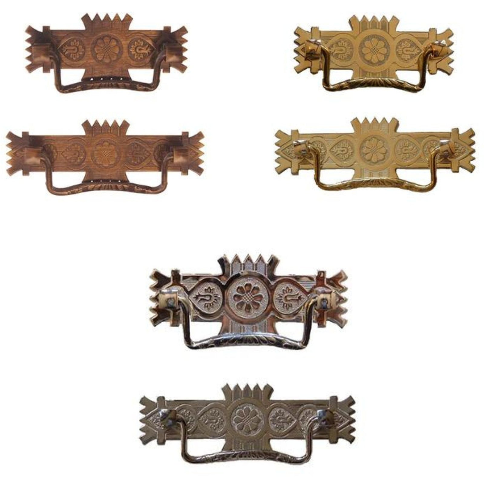 Eastlake Style Pull in Brass or Antique Brass Furniture Hardware Restoration Supplies   
