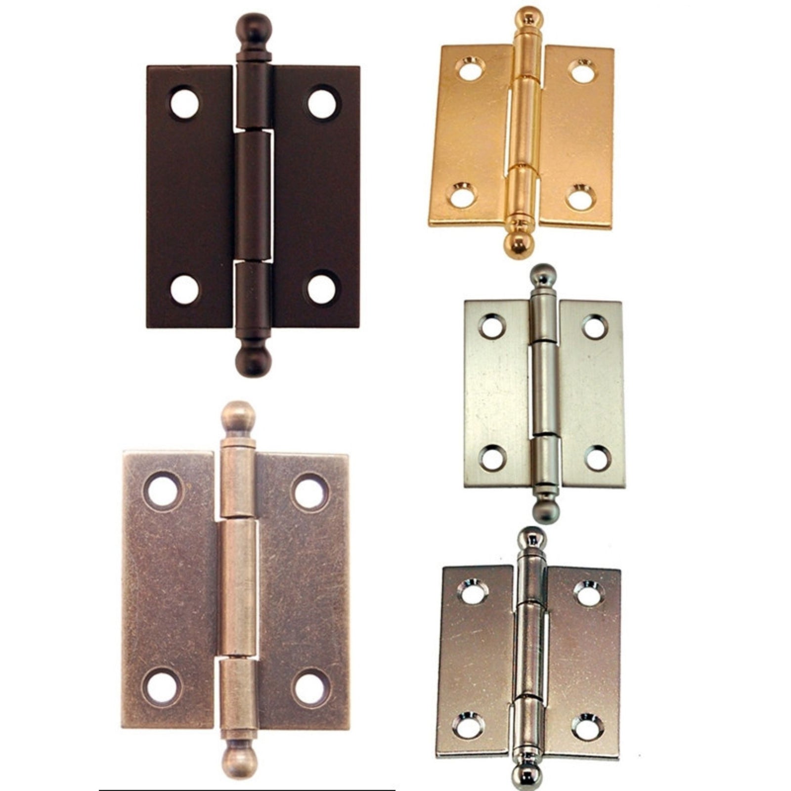 1-5/8" Vintage-Style Butt Hinge Furniture Hardware Restoration Supplies   