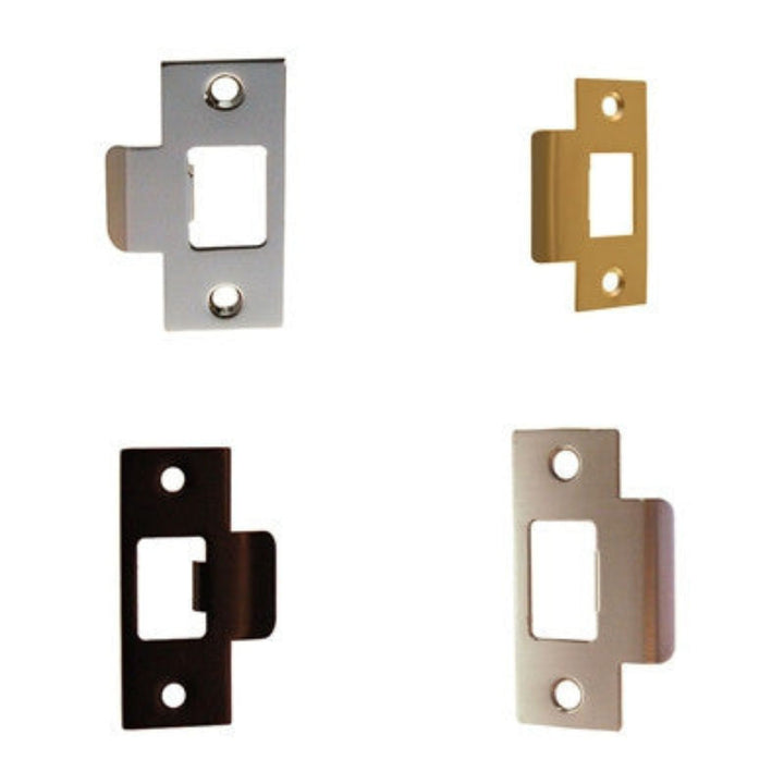 Brass, Nickel or Oil Rubbed Bronze T Strike Plate for Door Latches Door & Window Hardware Restoration Supplies   