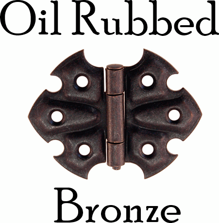 Embossed Hinge Hinges Restoration Supplies Oil Rubbed Bronze  