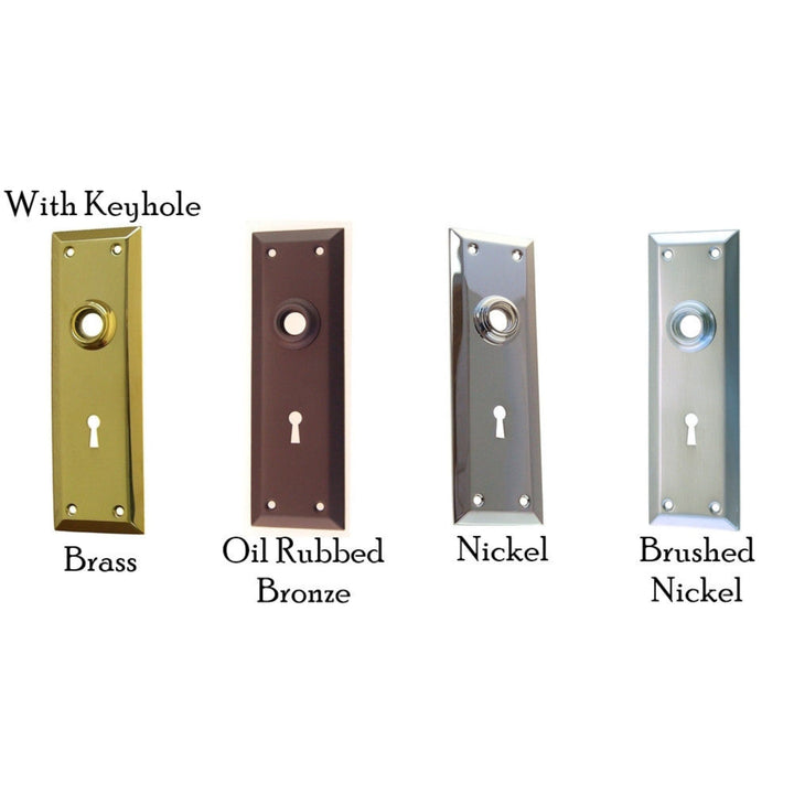 Door Knob Trim Plate Door & Window Hardware Restoration Supplies   