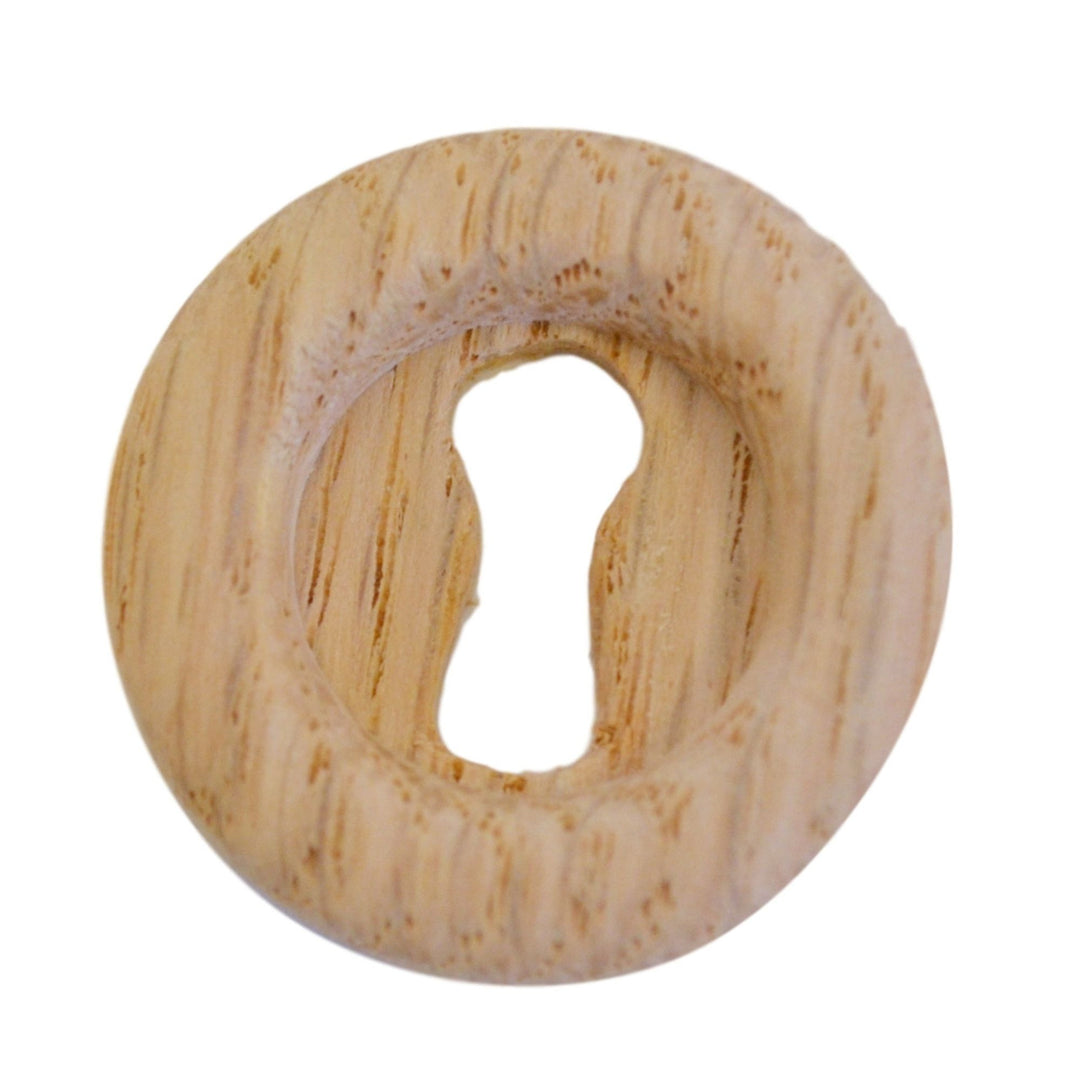 Round Wood Keyhole Cover - Oak or Walnut - 1-5/16" Diameter Furniture Hardware Restoration Supplies   