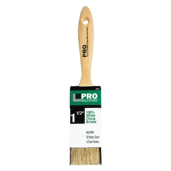 Pro Solutions 100% White China Bristle Finishing Paint Brush Paint Brush ProSolutions   