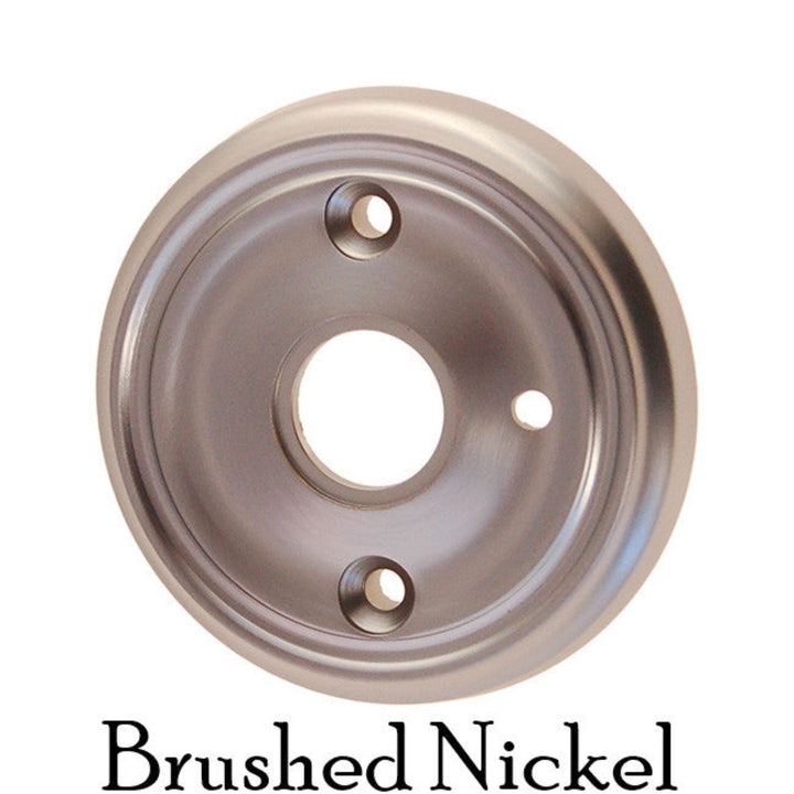 Doorknob Rosette with Beveled Detailing Door & Window Hardware Restoration Supplies   