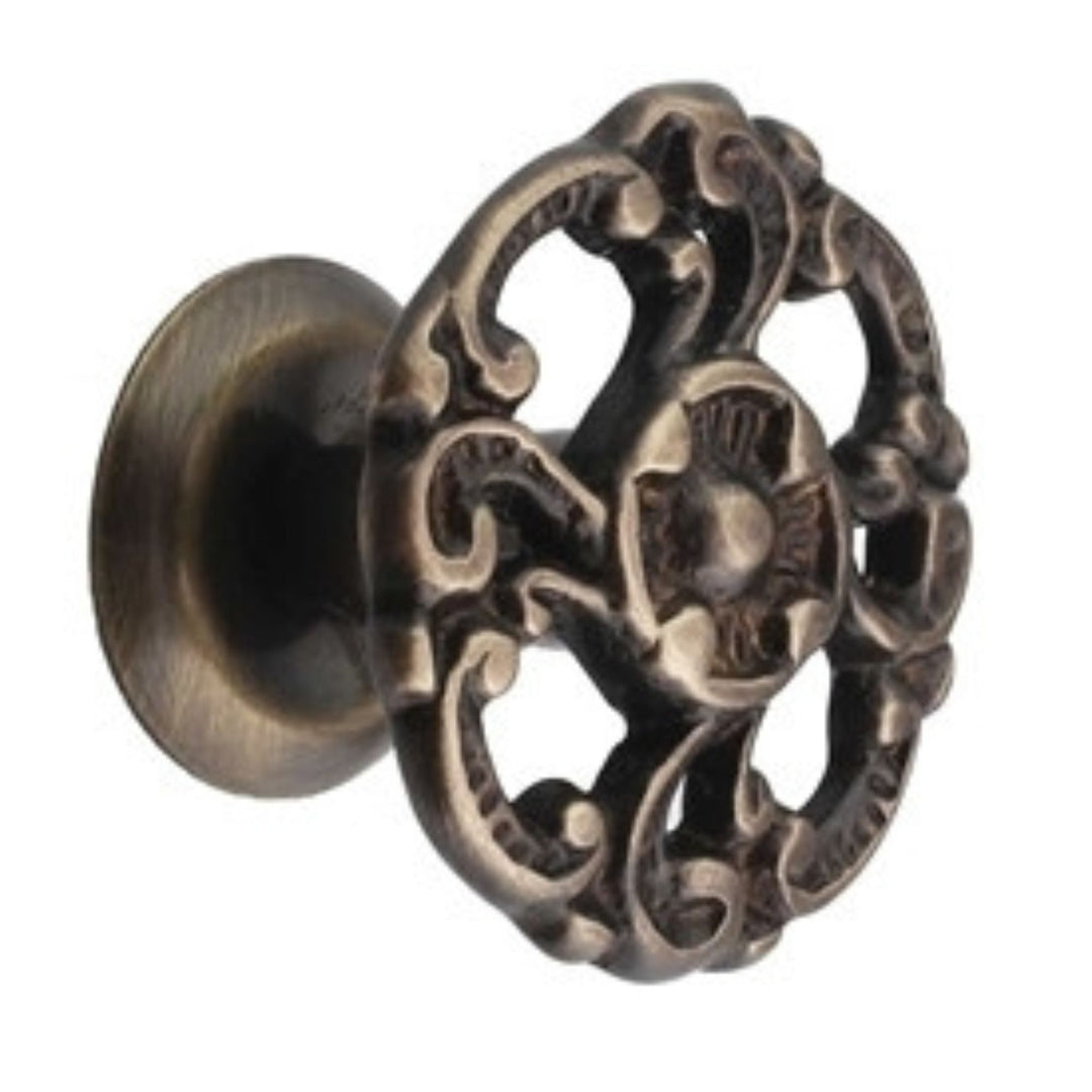 Victorian Cast Brass Knob Cabinet Hardware Restoration Supplies   