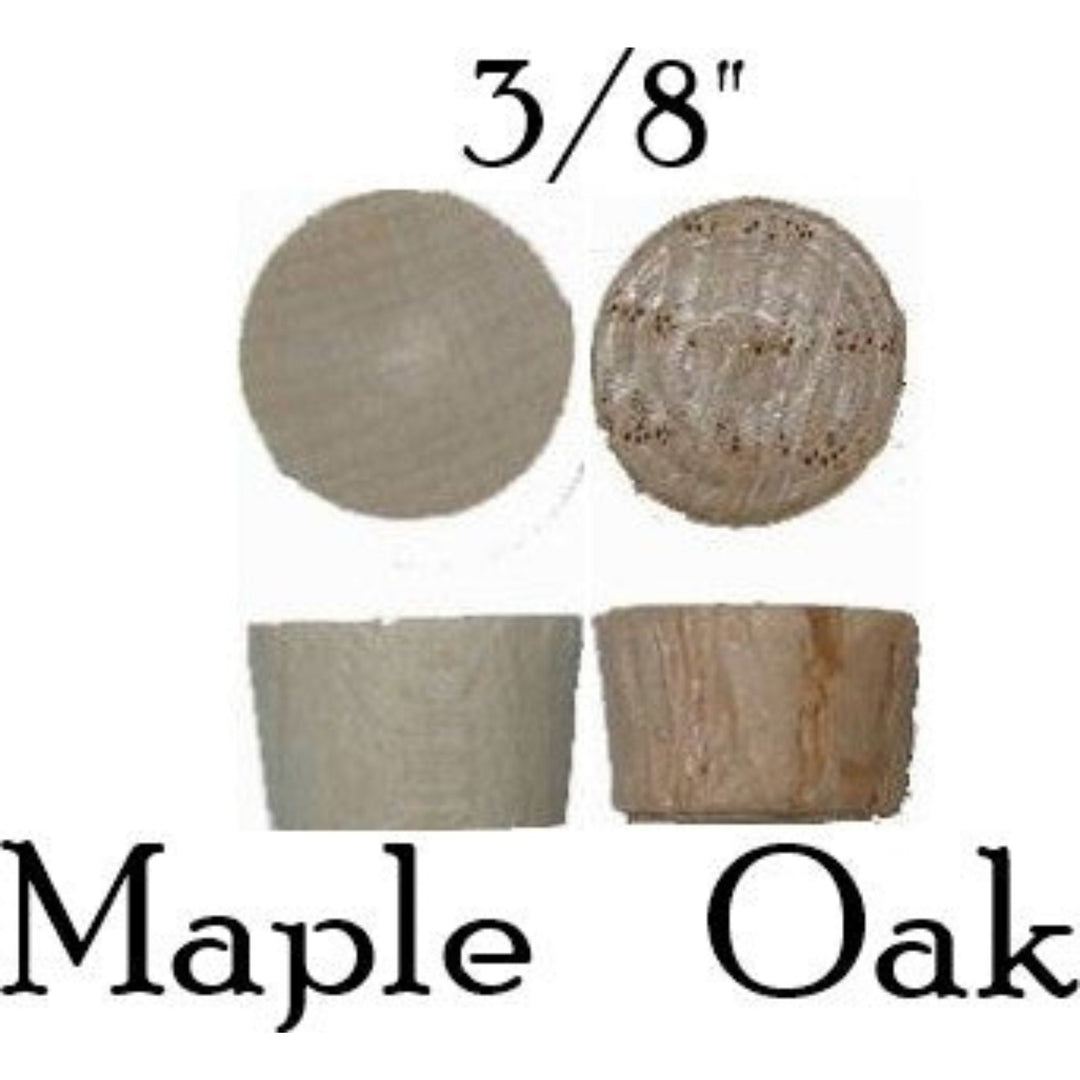 Wood Plugs, End Grain Tapered Flat Top (Pack of 12) All Other Products Restoration Supplies   