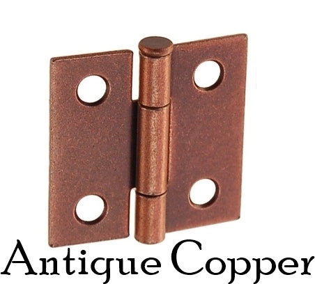 Butt Hinge with Removable Pin Furniture Hardware Restoration Supplies Antique Copper  