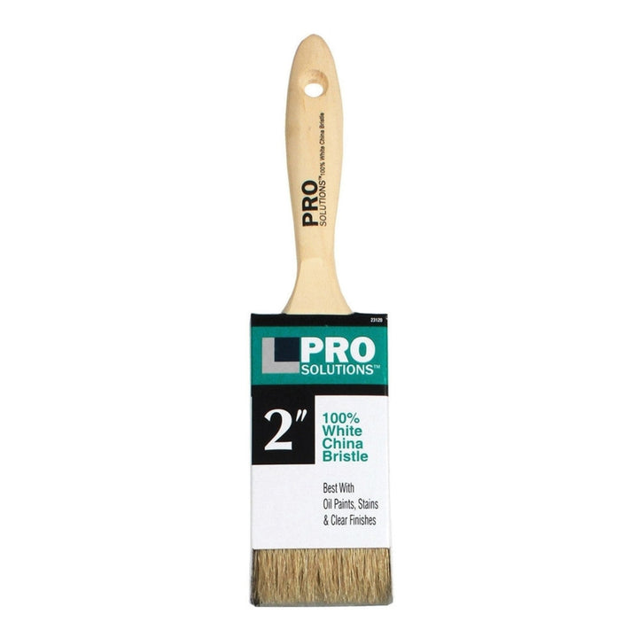 Pro Solutions 100% White China Bristle Finishing Paint Brush Paint Brush ProSolutions   