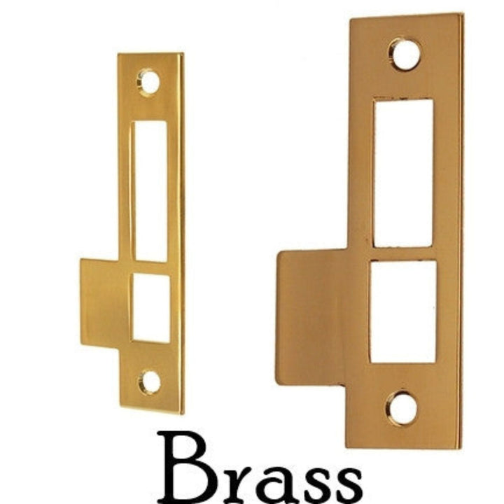 Door Strike Plates for 2" or 1.75" Thick Doors Door & Window Hardware Restoration Supplies   