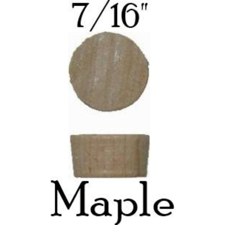 Wood Plugs, End Grain Tapered Flat Top (Pack of 12) All Other Products Restoration Supplies   