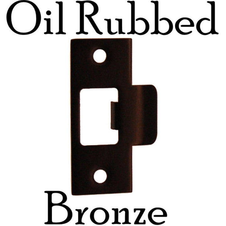 Brass, Nickel or Oil Rubbed Bronze T Strike Plate for Door Latches Door & Window Hardware Restoration Supplies   