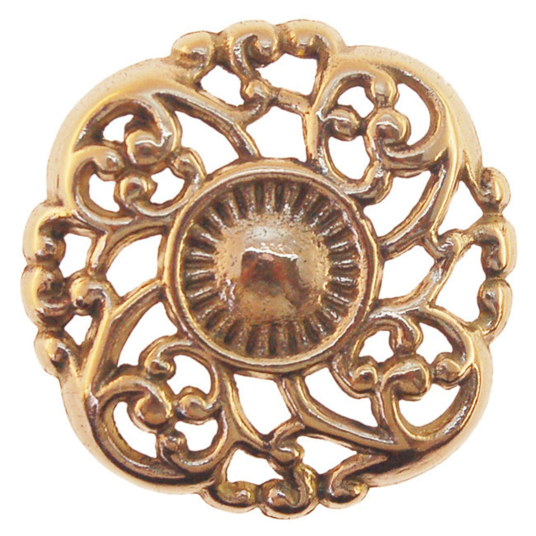 Knotted Victorian Knob Cabinet Hardware Restoration Supplies Brass  