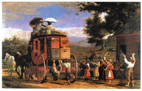 Reproduction Trunk Lithographs Trunk Restoration Restoration Supplies Stage Coach  