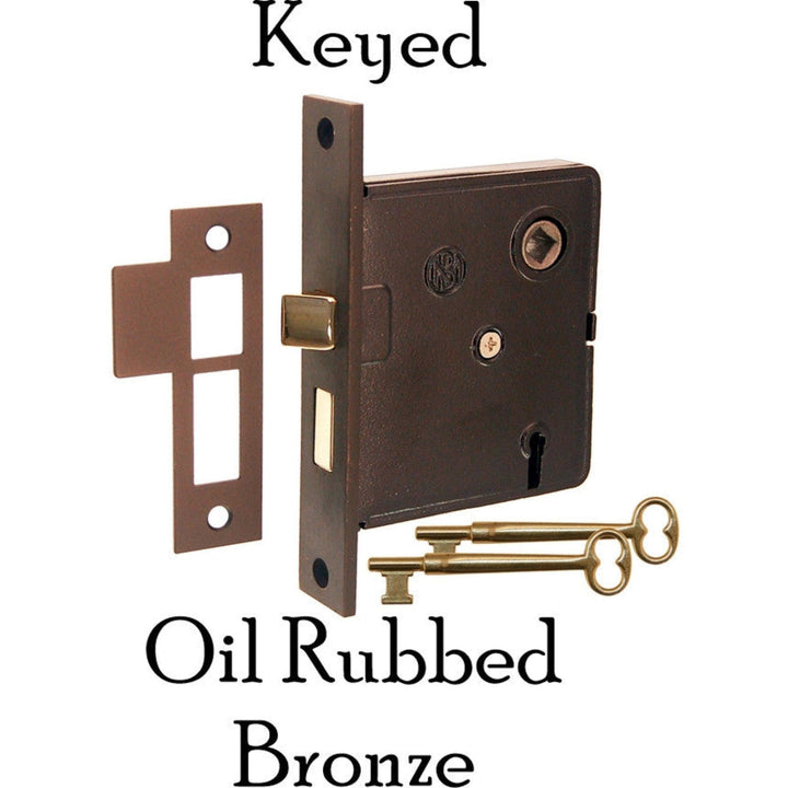 Interior Door Mortise Lock Door & Window Hardware Restoration Supplies Keyhole Oil Rubbed Bronze