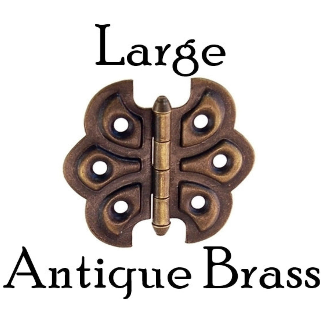 Historical Embossed Butterfly Hinge: Vintage Elegance for Your Cabinets Hinges Restoration Supplies   